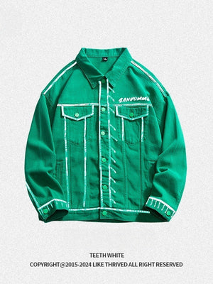 Liber Autumn Neutral wear Pocket decoration Jackets
