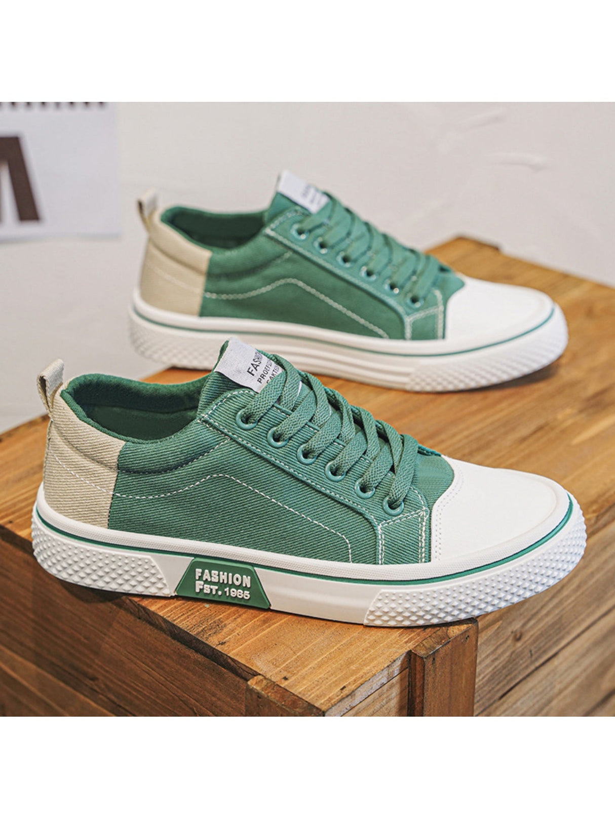 Liber Four Seasons Colorblock Canvas Men's Casual Sports Shoes