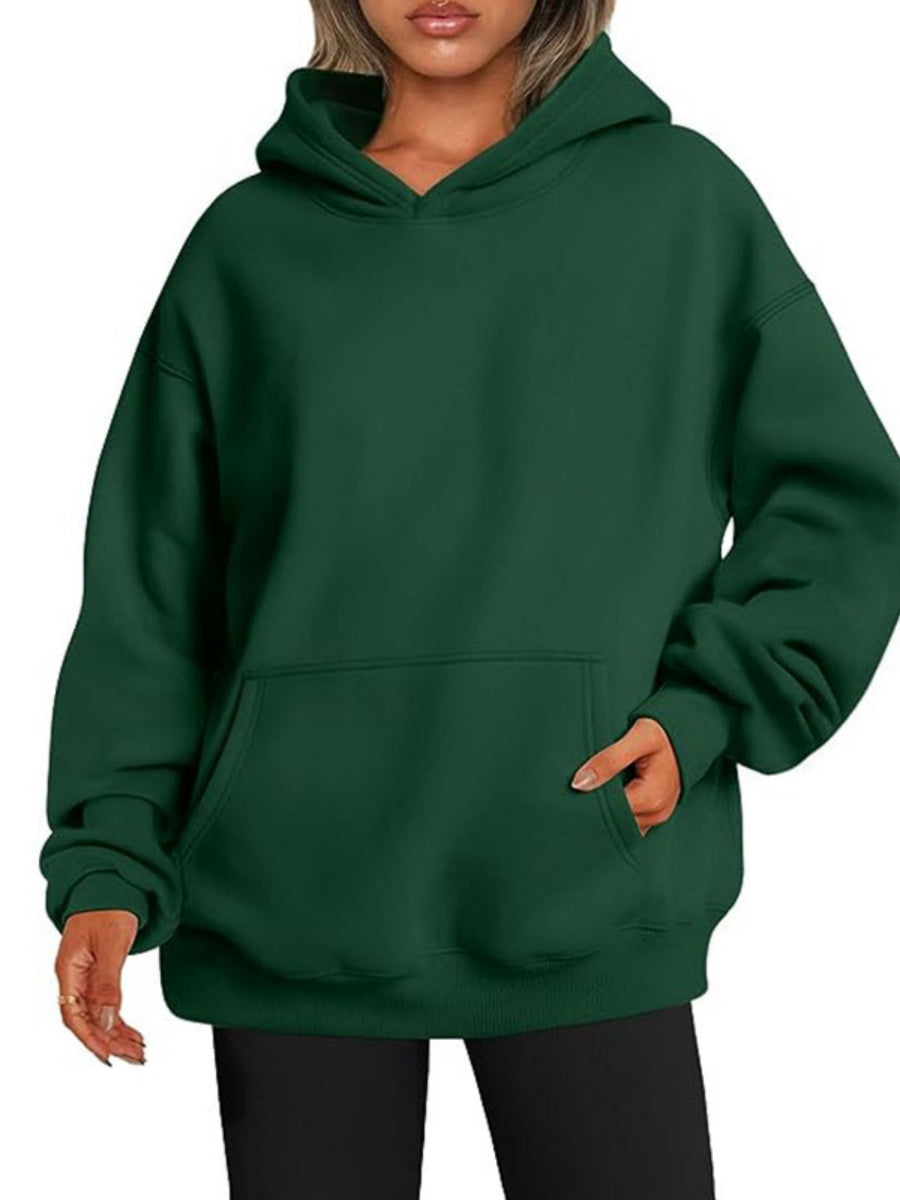 Liber Autumn Women's Pocket Sweatshirts&Hoodies