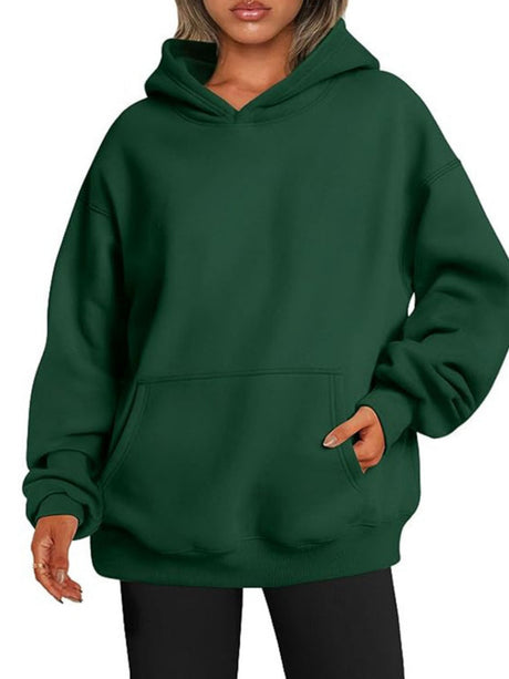 Liber Autumn Women's Pocket Sweatshirts&Hoodies
