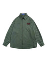 Liber Autumn Neutral wear Pocket decoration Stripes Shirts