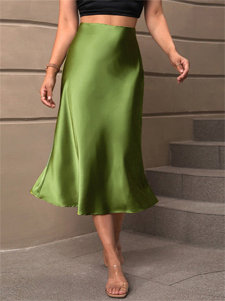 Liber Summer Women's Solid Color Solid Color Skirts