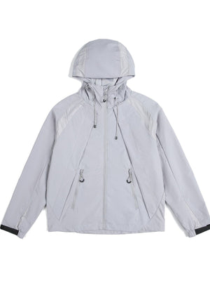 Water-repellent Patchwork Windbreakers
