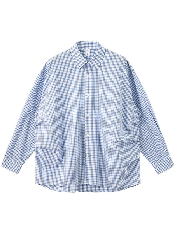 Liber Autumn Neutral wear Deconstructed tailoring Plaid Shirts
