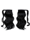 Long, Wavy, Natural Curl Wig With Wrap-around Design