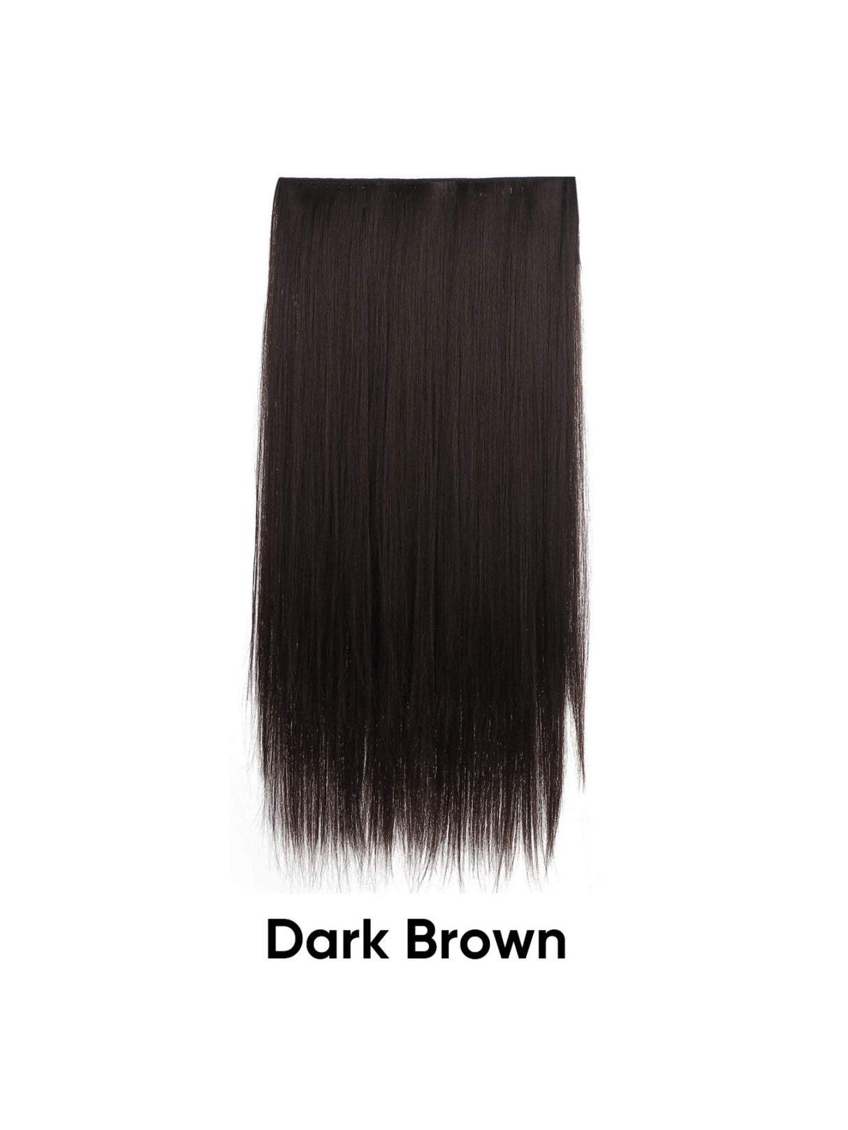 Seamless, Invisible, One-piece Long Straight Wig With Fluffy Hair