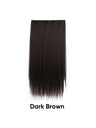 Seamless, Invisible, One-piece Long Straight Wig With Fluffy Hair