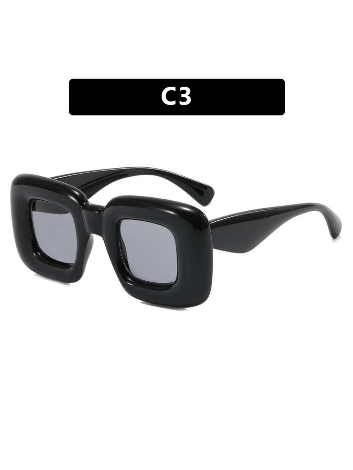 Irregular Full-rim Square Fashion Glasses