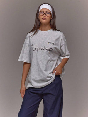 Casual And Versatile Geometric Pattern T-shirt