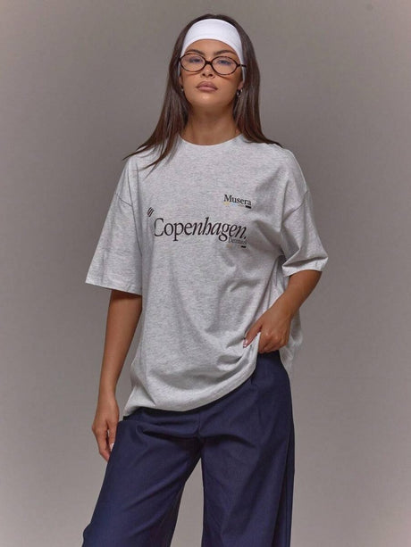 Casual And Versatile Geometric Pattern T-shirt