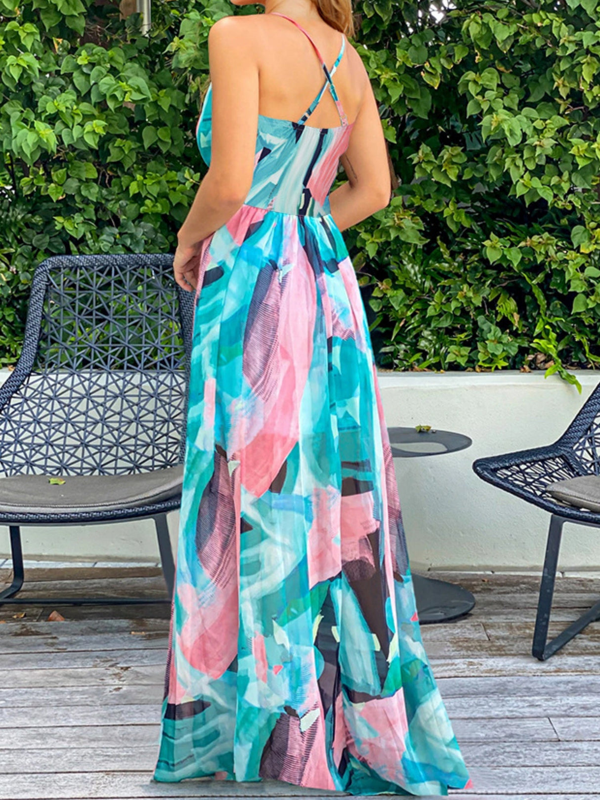 Robes maxi bohèmes à imprimé floral