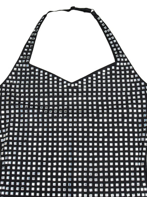 Robes de soirée courtes et mini à col orné de strass, coupe ajustée, cache-cœur, scintillantes