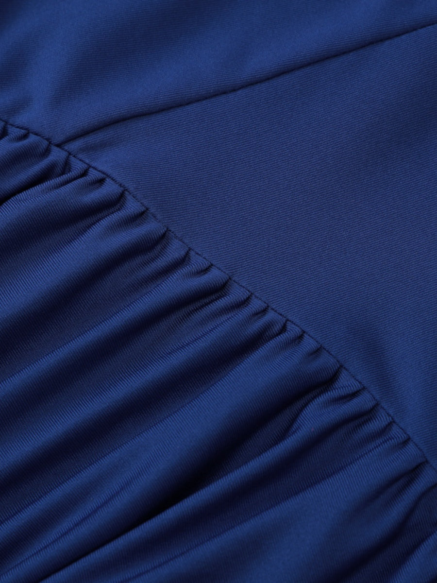 Tube Top Multi-layer Ruffles Hip-hugging Parties Maxi Dresses