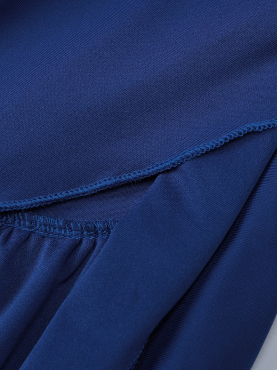 Tube Top Multi-layer Ruffles Hip-hugging Parties Maxi Dresses