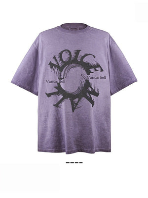 Liber Summer Neutral Printed Letter T-shirts