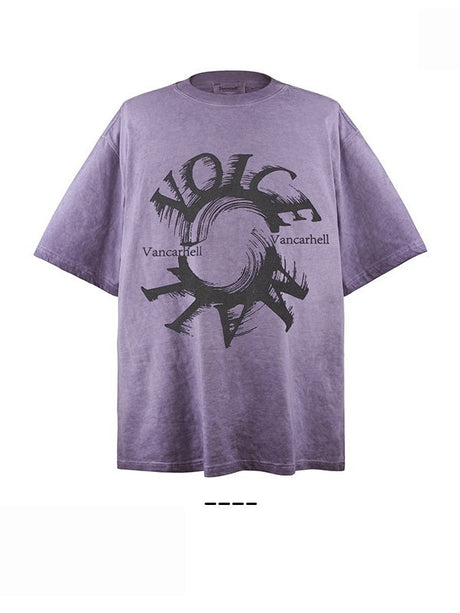 Liber Summer Neutral Printed Letter T-shirts