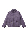 Water-repellent Sports Stand Collar Solid Color Windproof Cotton Jacket