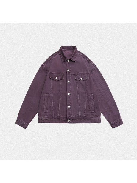 Liber Summer Neutral wear Pocket decoration Solid Color Jackets