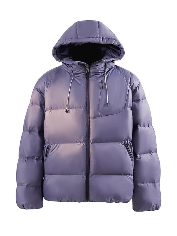 Light Outdoor Thickening Keep Warm Hooded Cotton Clothes Coat
