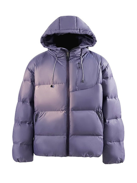 Light Outdoor Thickening Keep Warm Hooded Cotton Clothes Coat