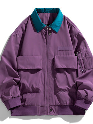 Liber Autumn Men's Color matching Jackets
