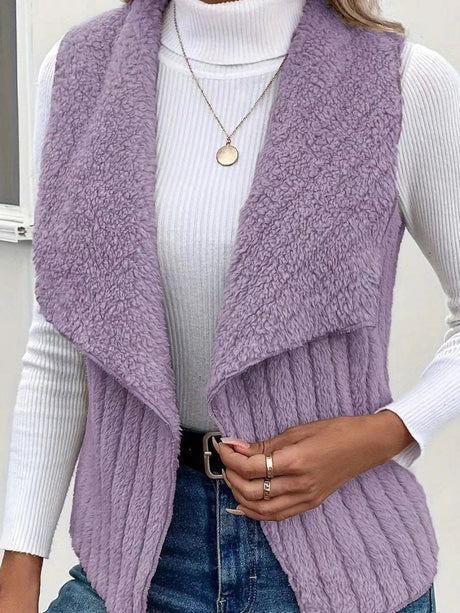 Simple Sleeveless All-match Solid Color Vests