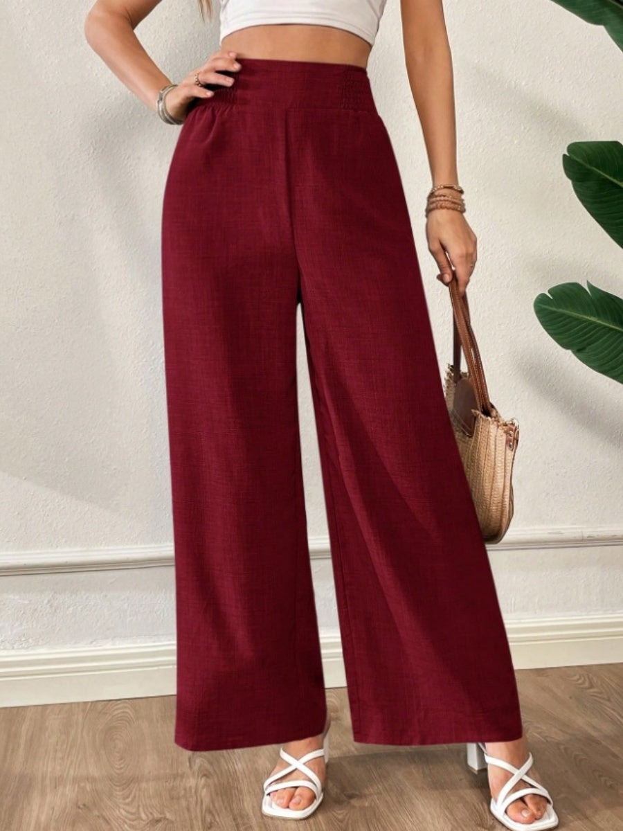 Casual style Straight-leg Pants