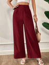 Casual style Straight-leg Pants