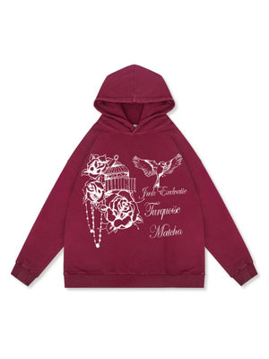 Liber Autumn Neutral wear Printed Letter Sweatshirts&Hoodies