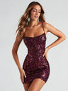 Liber Summer Women's Sequins Mini&Short Dresses