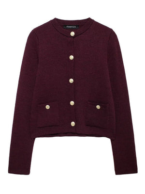 Basic Button-down Knit Cardigan