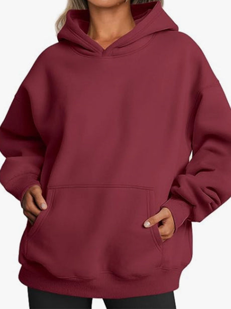 Liber Autumn Women's Pocket Sweatshirts&Hoodies