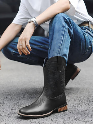 Embroidered Western Boots