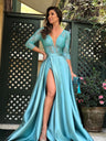 Sequins Lace Formal Dress Maxi Dresses