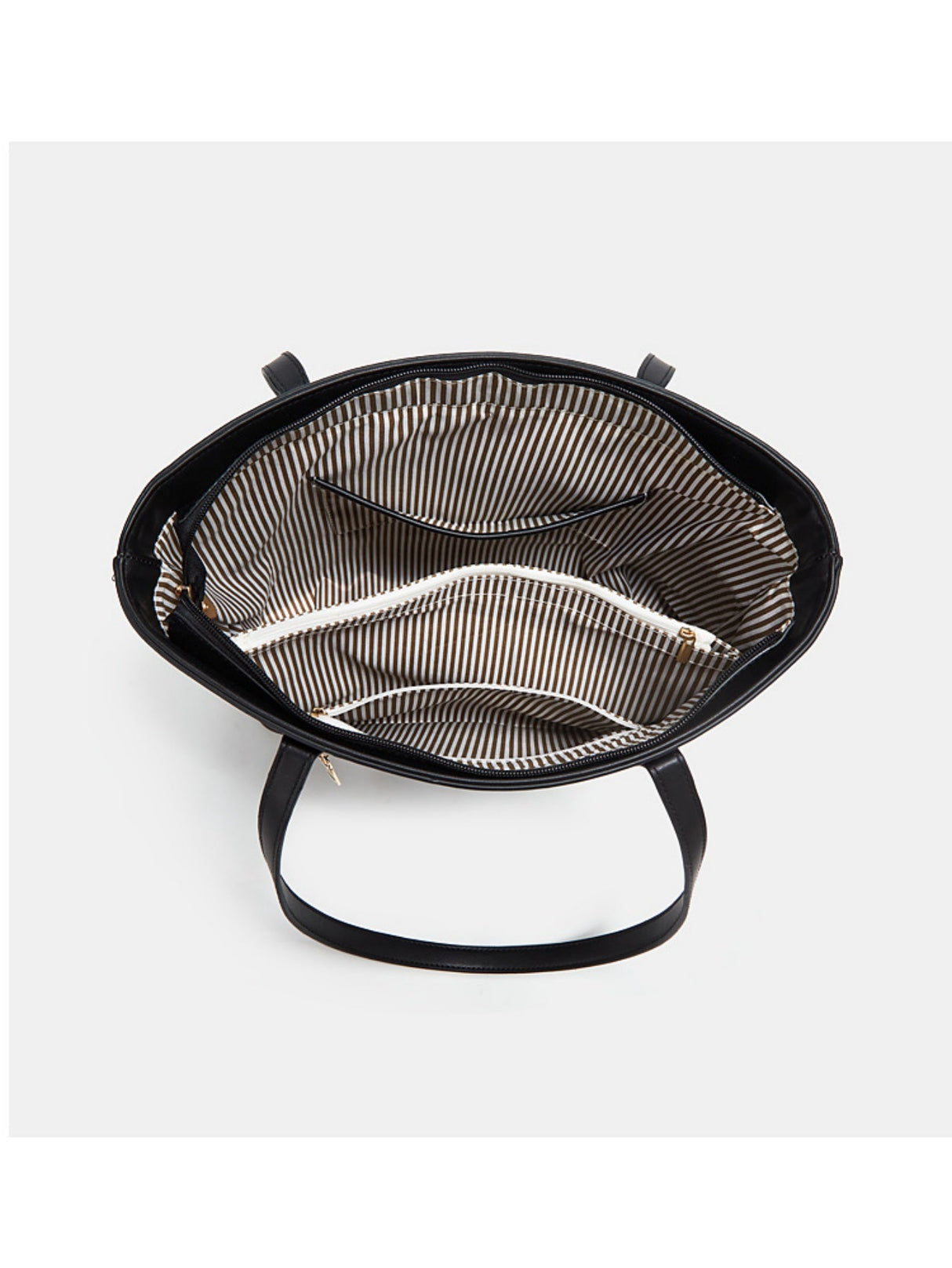 3-piece Plaid Embossed Tote Bag Set