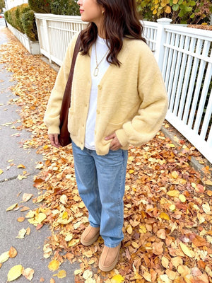 Pocket Solid Color Cardigans