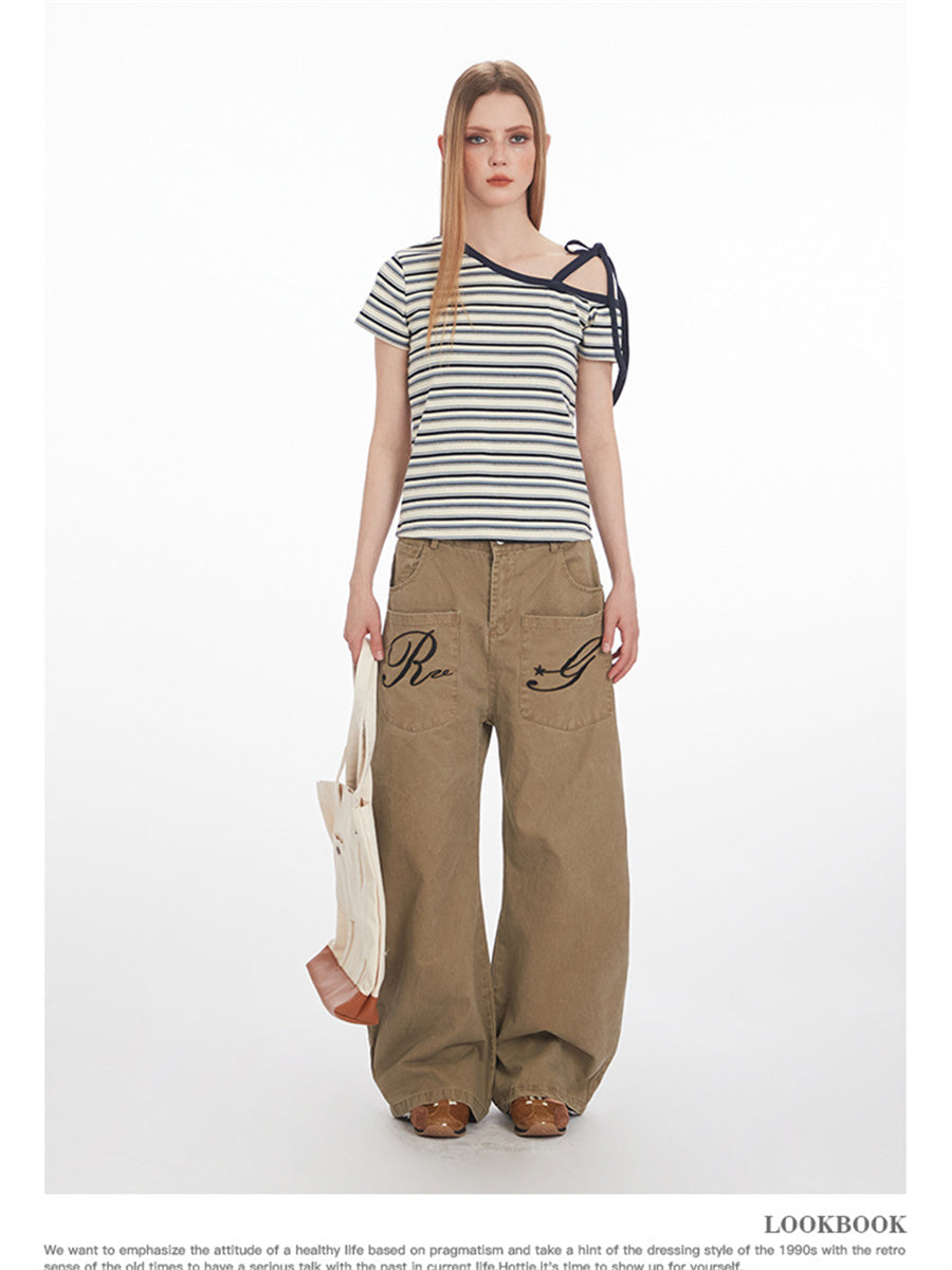 Liber Summer Women's Stripes Stripes/Plaid T-shirts