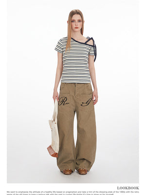 Liber Summer Women's Stripes Stripes/Plaid T-shirts