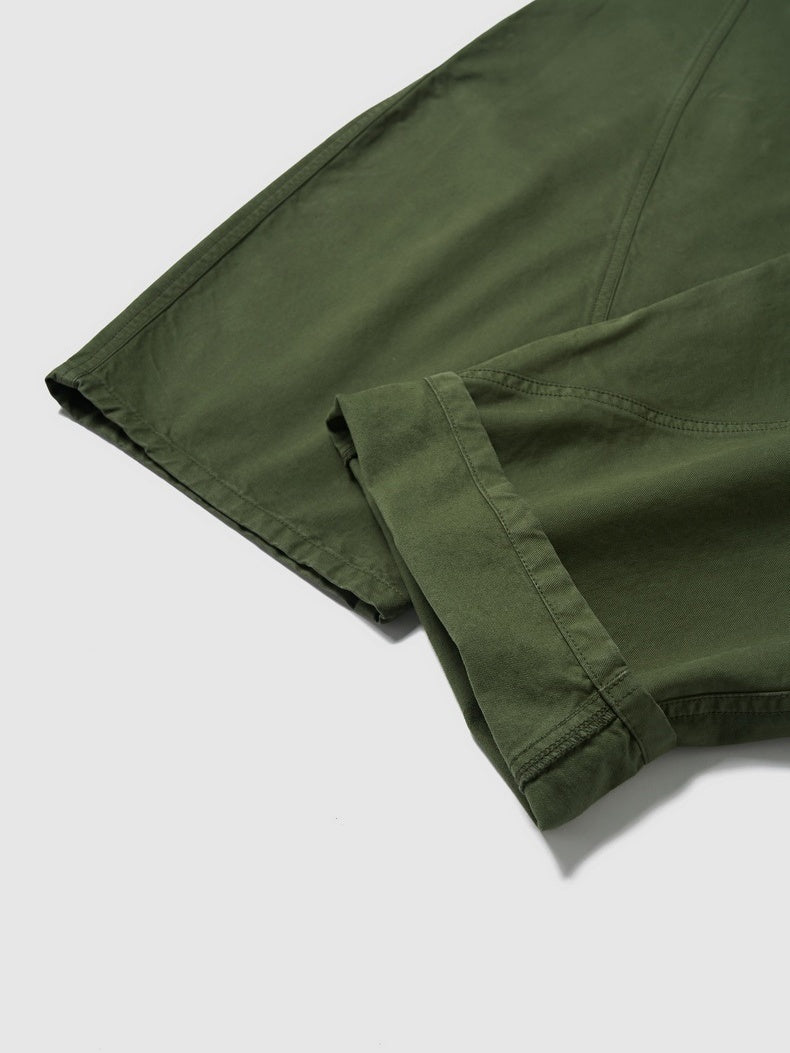 Liber Autumn Men's None Solid Color Cargo Trousers