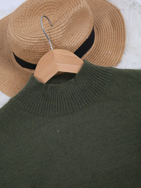 Pullover Turtleneck Thread Daily Work Sweaters