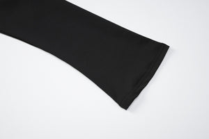 Asymmetrical Off-shoulder Solid Color Crop Top