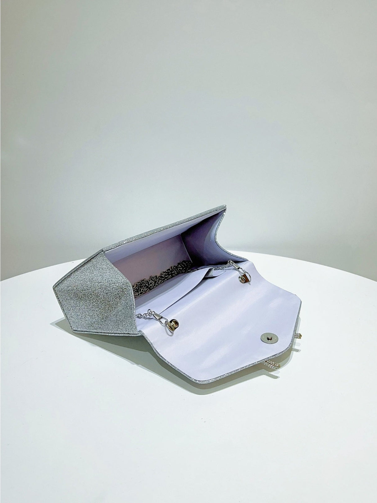 Liber Four Seasons ACC Sequin Bow Small Square Bag