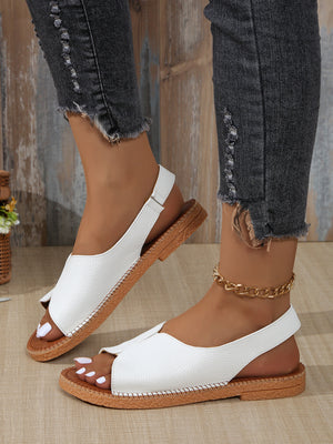 Soft Retro Casual Flat Sandals