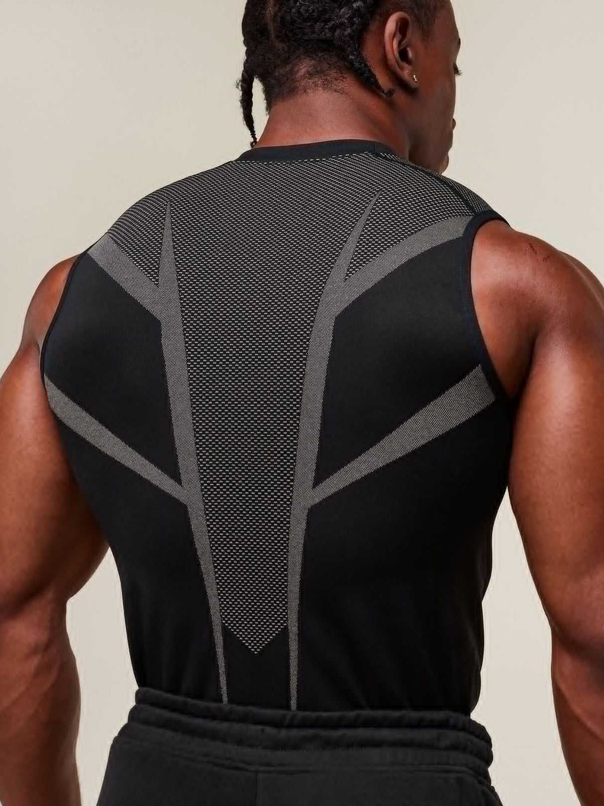 GYMSHARK Fitness Stretch Breathable Tight Tank Tops