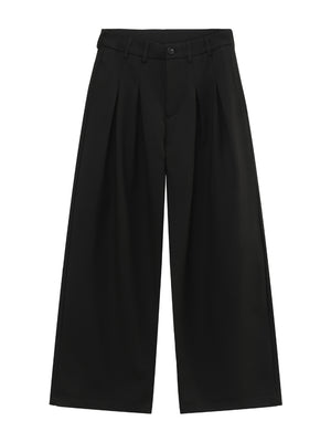 Classic Wide-leg A-shape Dress Pants Pants