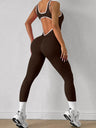 Thread Quick-drying Beautiful Back And Lifted Buttocks Exercise And Fitness Yoga Jumpsuits&Bodysuits
