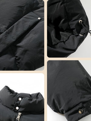 Multicolor Simplicity Loose Cotton Clothes Coat