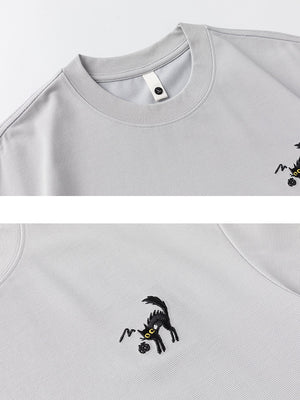 Embroidery Loose-fit T-shirts