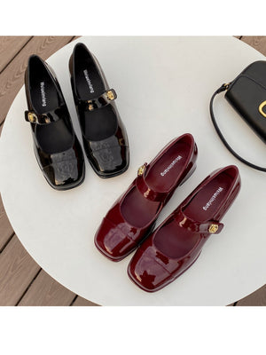 Liber Spring and Autumn Women's Mary Jane Shoes