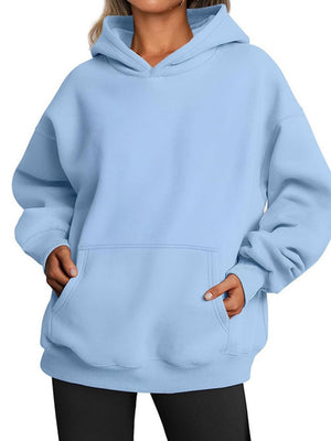 Liber Autumn Women's Pocket Sweatshirts&Hoodies